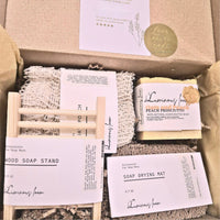 Oats & Peach Scrub Club Bundle – Gentle Exfoliating Soap Set for Smooth Skin