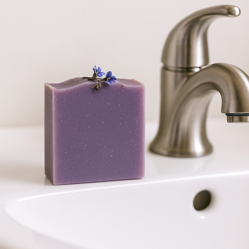 Bare Bloom Soap Bar – Brazilian Purple Clay & Fragrance-Free