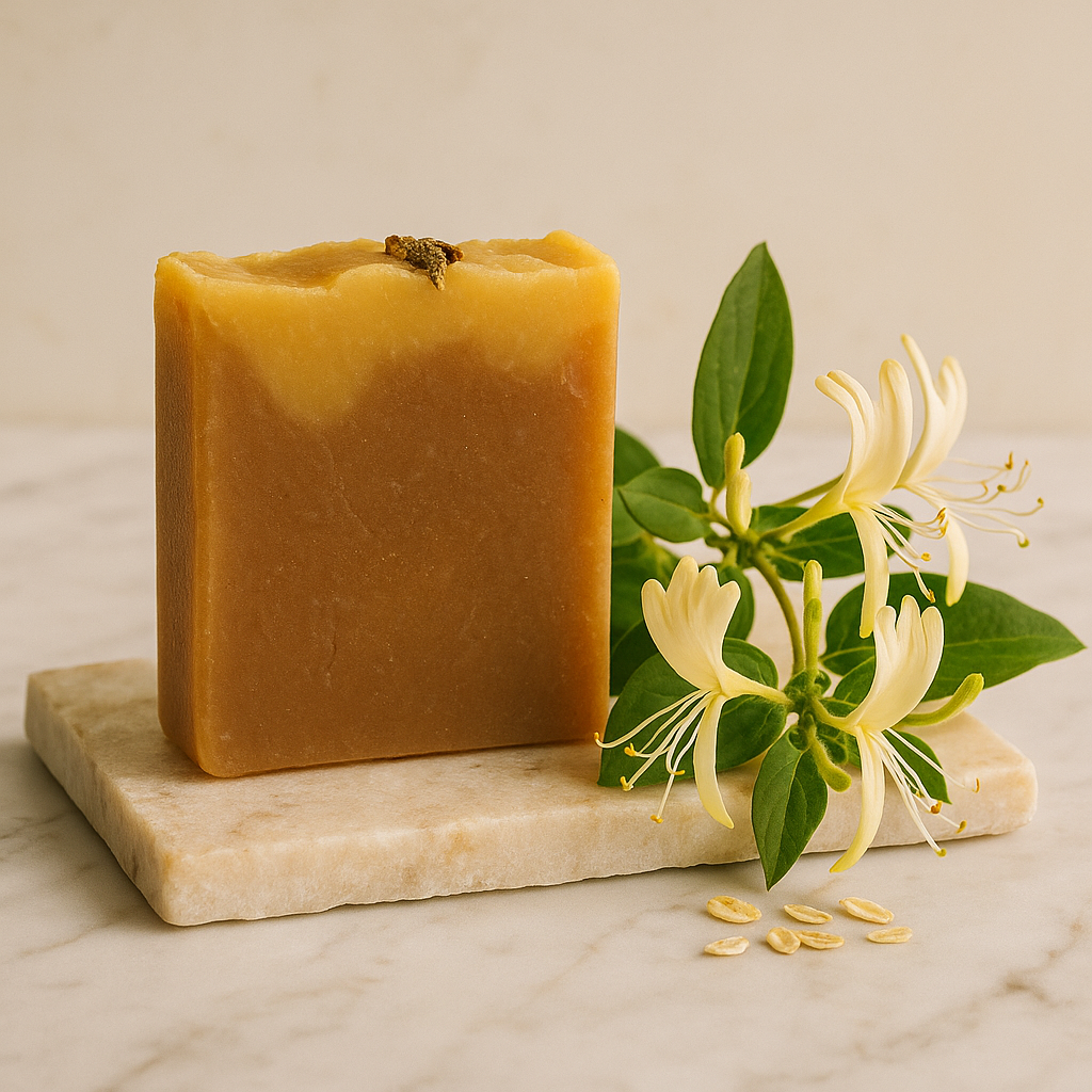 Honeysuckle Clay Soap – Soft Floral Scent & Bentonite Detox Glow