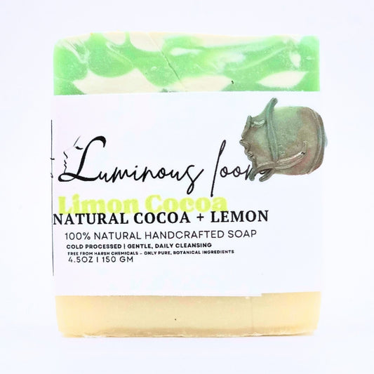 Lemon Cocoa Soap Bar – Bright Citrus & Nourishing Cocoa Butter