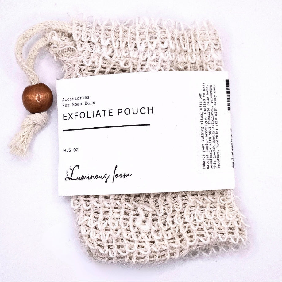 Exfoliate Pouch – Natural Fiber Soap Saver and Skin Buffer