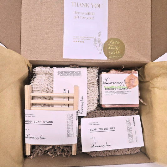 Vanilla Dream Scrub Club Bundle – Soft Vanilla Soap and Skincare Essentials