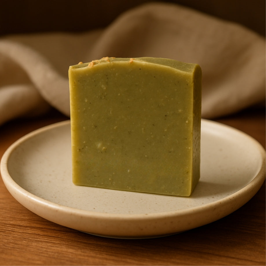 Tranquil Glow Bar – Lavender, Oatmeal & French Green Clay