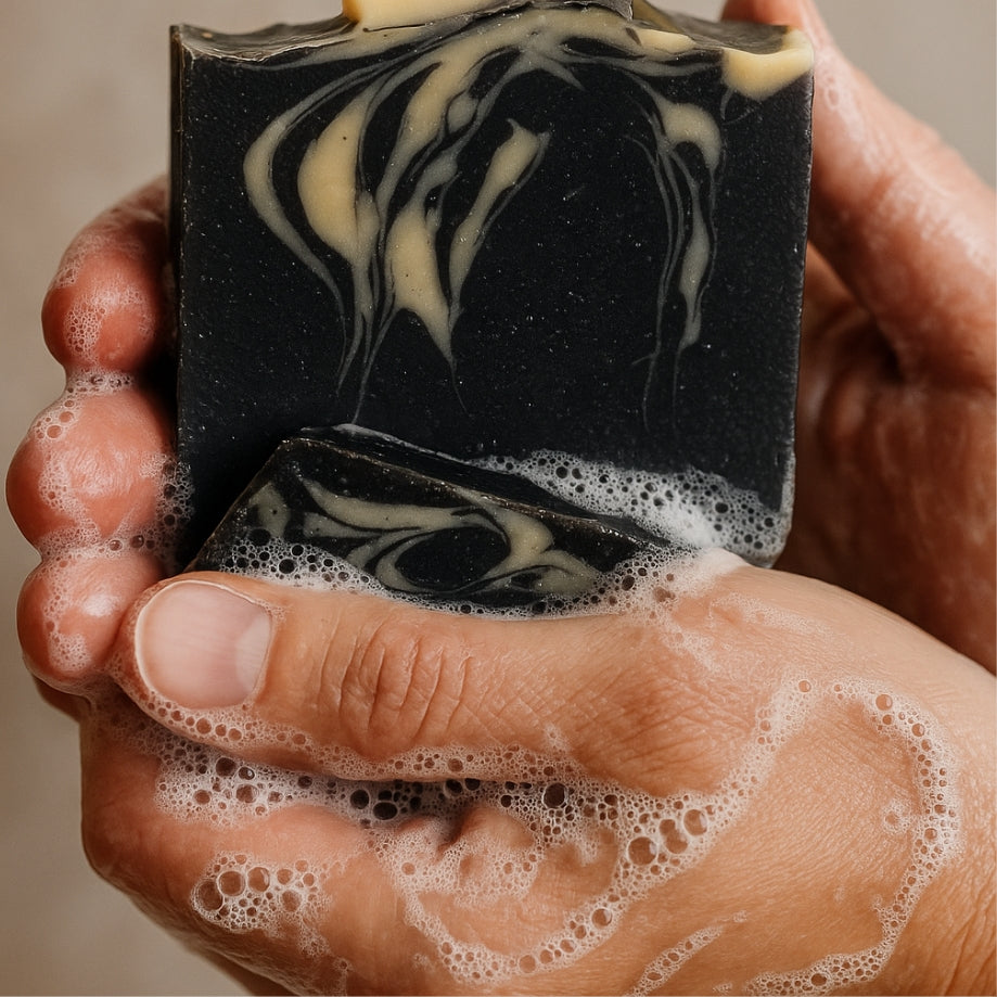 Pineapple Kiwi Exfoliating Bar – Coconut Charcoal & Shea