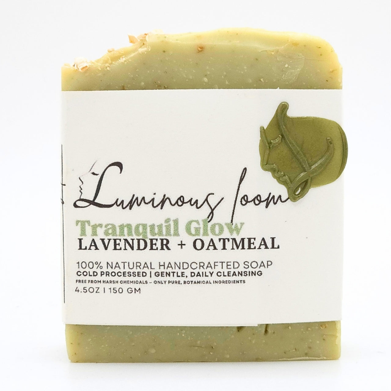 Tranquil Glow Bar – Lavender, Oatmeal & French Green Clay