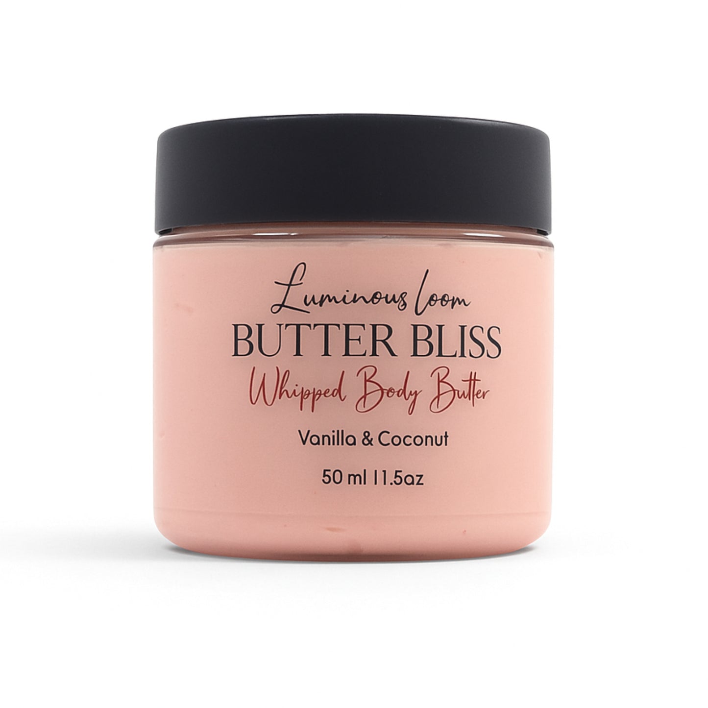 Vanilla Coconut Glow Butter – Shea, Pink Mica & Almond Oil