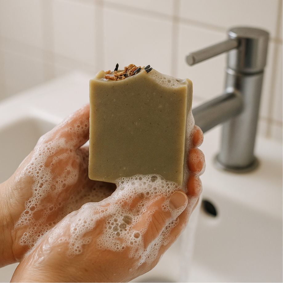 Ocean Oasis Salt Bar – Sea Salt, Botanical Oils & Fresh Floral Scent