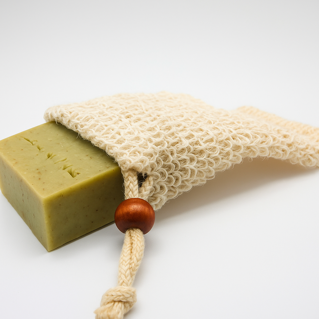 Exfoliate Pouch – Natural Fiber Soap Saver and Skin Buffer