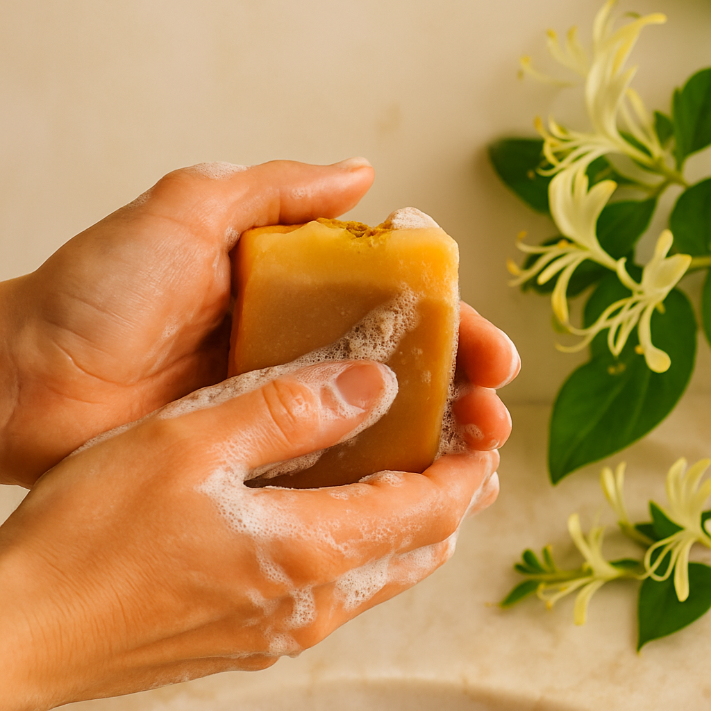 Honeysuckle Clay Soap – Soft Floral Scent & Bentonite Detox Glow