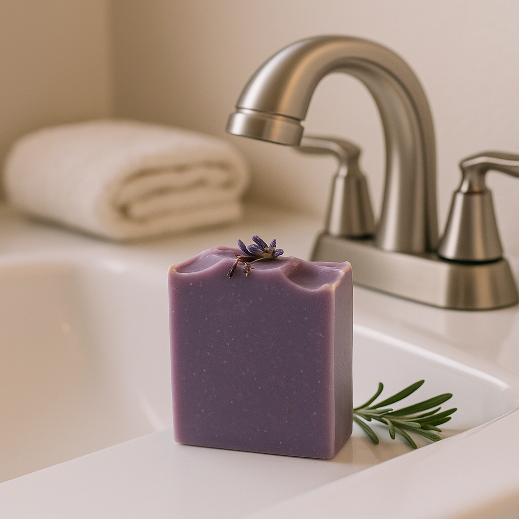 Bare Bloom Soap Bar – Brazilian Purple Clay & Fragrance-Free