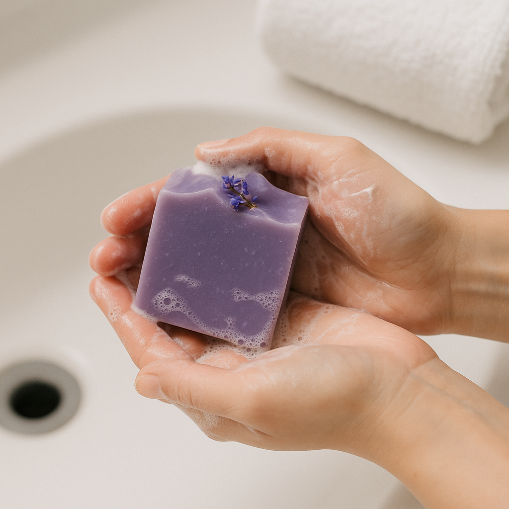 Bare Bloom Soap Bar – Brazilian Purple Clay & Fragrance-Free