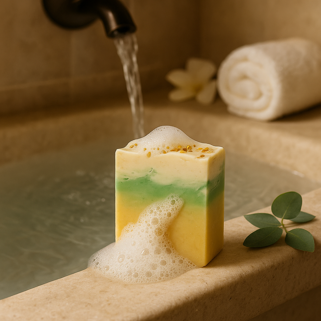 Lemon Cocoa Soap Bar – Bright Citrus & Nourishing Cocoa Butter