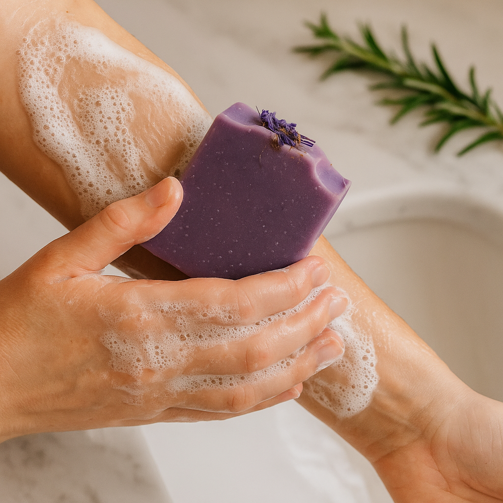 Bare Bloom Soap Bar – Brazilian Purple Clay & Fragrance-Free