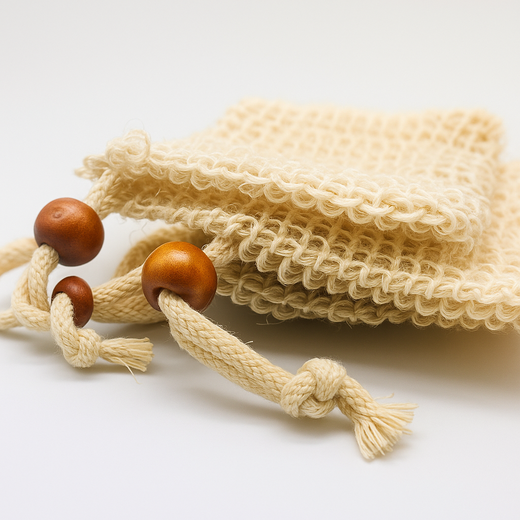 Exfoliate Pouch – Natural Fiber Soap Saver and Skin Buffer